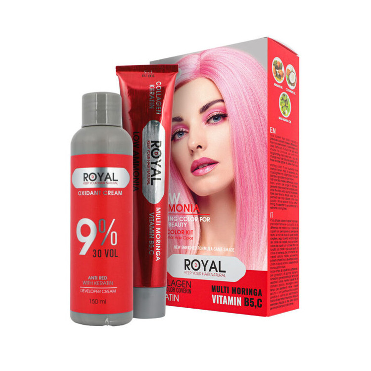 کیت رنگ مو رز کوارتز رویال کد R304