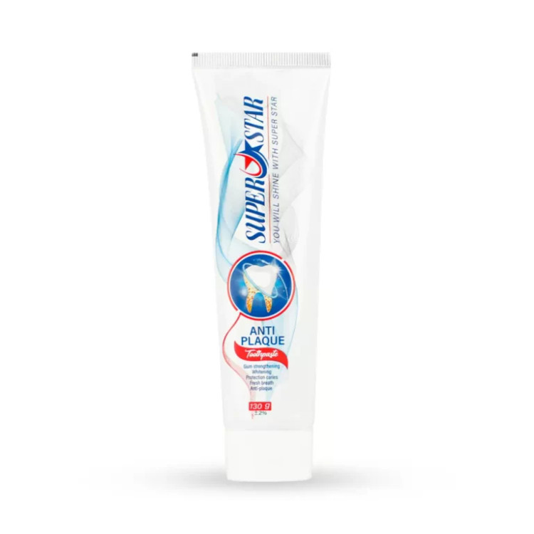 خمیردندان مناسب دندانهای دارای جرم و پلاک سوپراستار 130 گرم