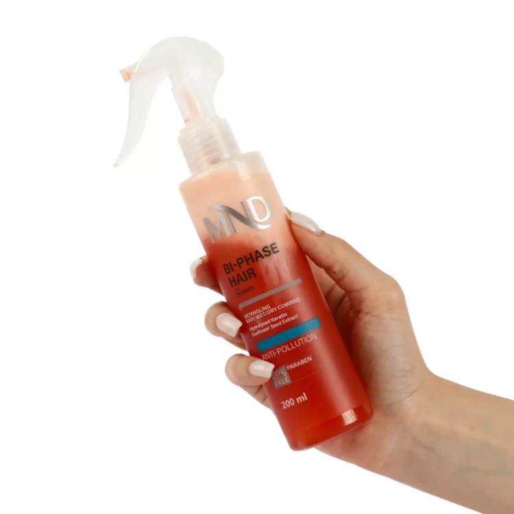 سرم مو دوفاز حاوی کراتین هیدرولیز شده ام ان دی 200 میلیلیتر