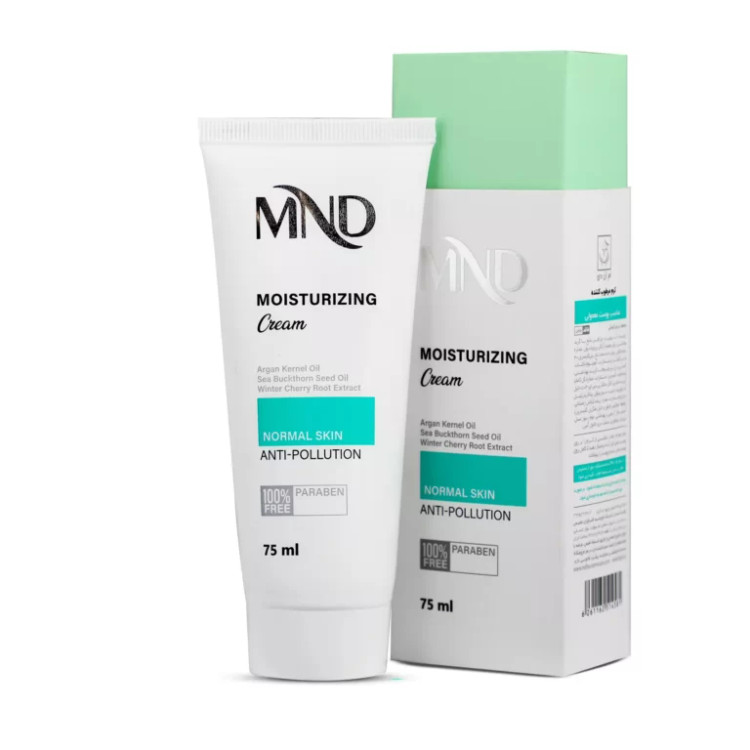 کرم مرطوب کننده مناسب پوست معمولی ام ان دی 75 میلیلیتر