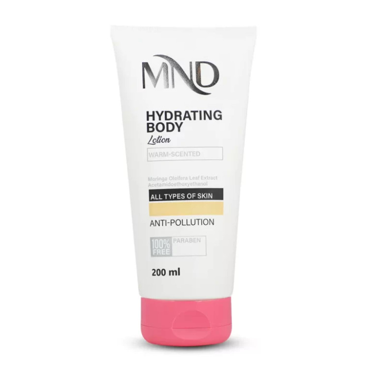 لوسیون آبرسان با رایحه گرم ام ان دی 200 میلیلیتری