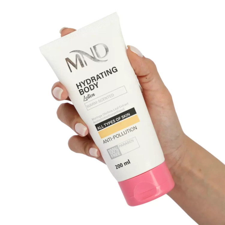 لوسیون آبرسان با رایحه گرم ام ان دی 200 میلیلیتری