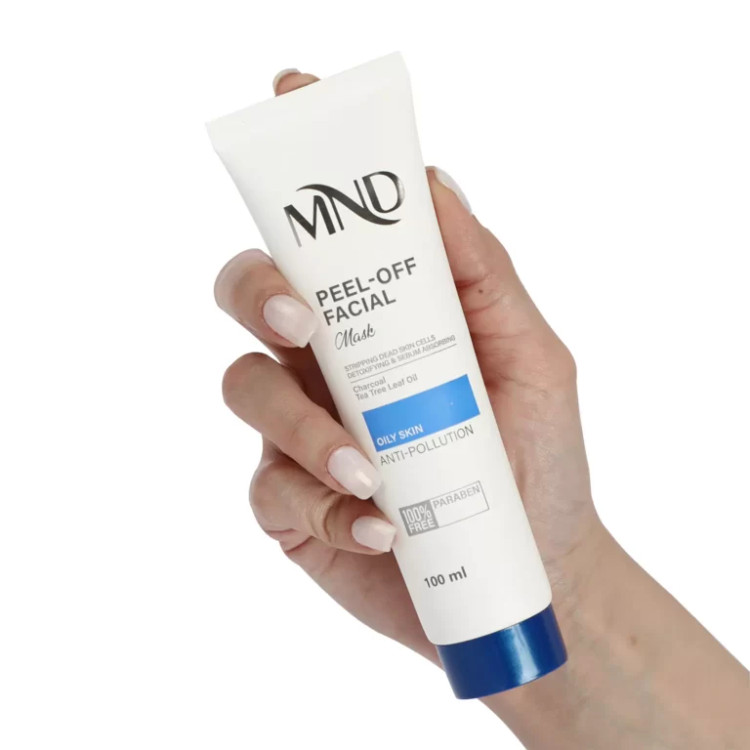 ماسک صورت حاوی پودر زغال مناسب پوست چرب ام ان دی 100 میلیلیتری