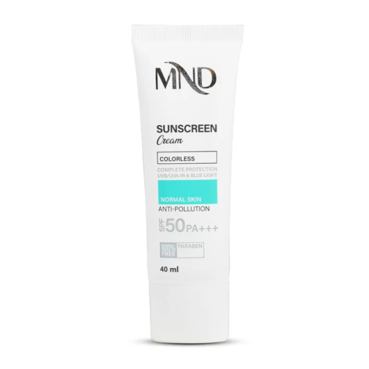 کرم ضد آفتاب با فاکتور حفاظتی 50 (SPF 50) مناسب پوست معمولی ام ان دی 40 میلیلیتر
