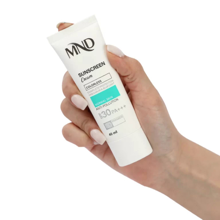 کرم ضد آفتاب با فاکتور حفاظتی 30 (SPF 30) مناسب پوست معمولی ام ان دی 40 میلیلیتر