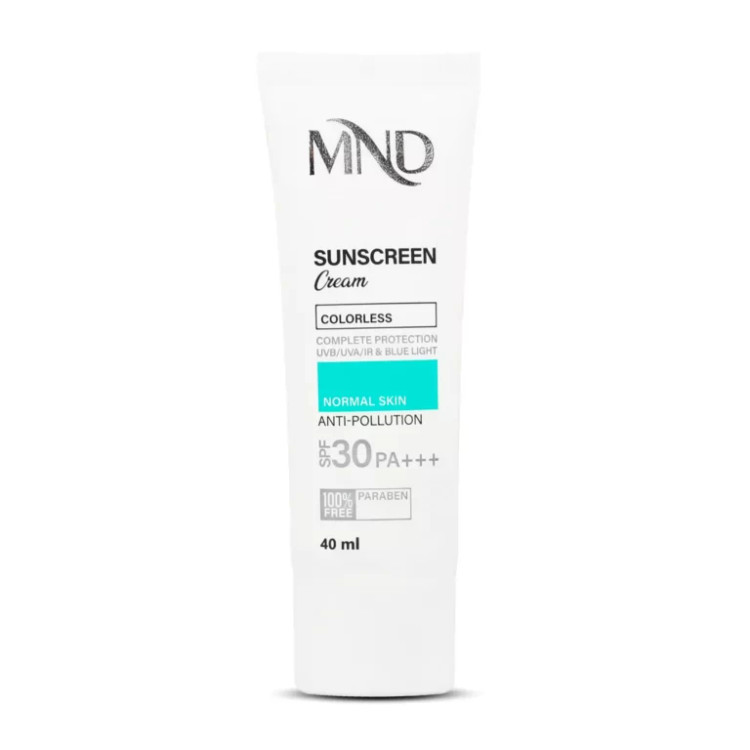 کرم ضد آفتاب با فاکتور حفاظتی 30 (SPF 30) مناسب پوست معمولی ام ان دی 40 میلیلیتر