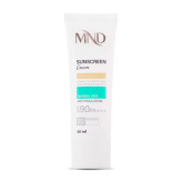 کرم ضد آفتاب با فاکتور حفاظتی 90 (SPF 90) مناسب پوست نرمال بـژ روشن ام ان دی 40 میلی لیتر