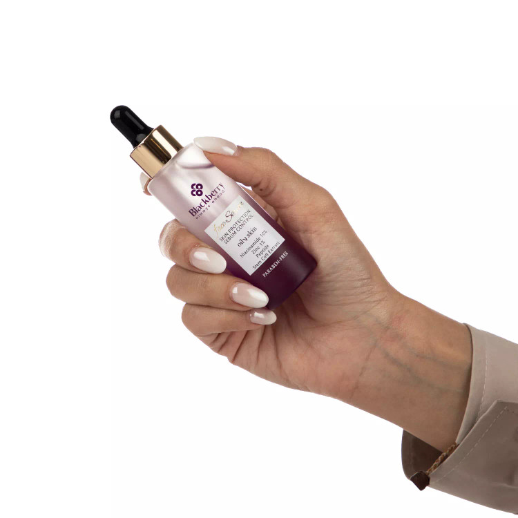 سرم صورت حاوی %10 نیاسینامید و زینک مناسب پوست چرب بلکبری 40 میلیلیتر