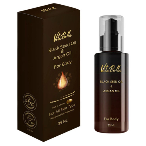 روغن بدن سیاه دانه و آرگان ویتابلا